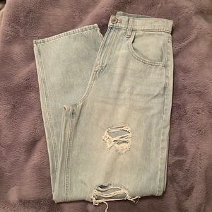 SO|Light wash dad jeans